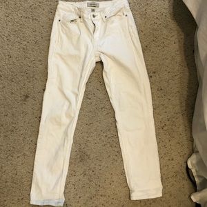 Calvin Klein white jeans